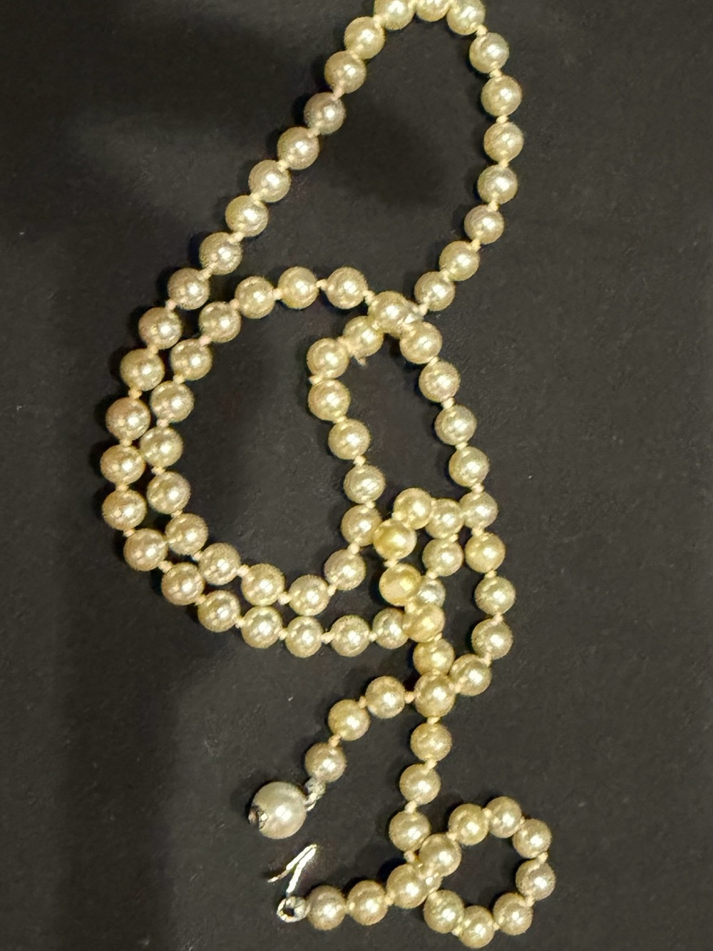Gold Pearl Bead Necklace - Women Jewelry
